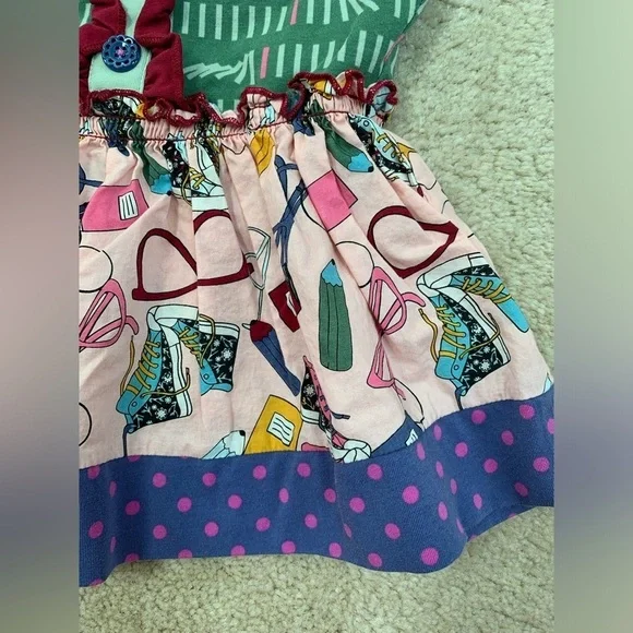 Matilda Jane Size 2 Well Read Tunic Top - Picture 6 of 7